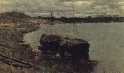 Barge. Wolga Levitan, Isaak